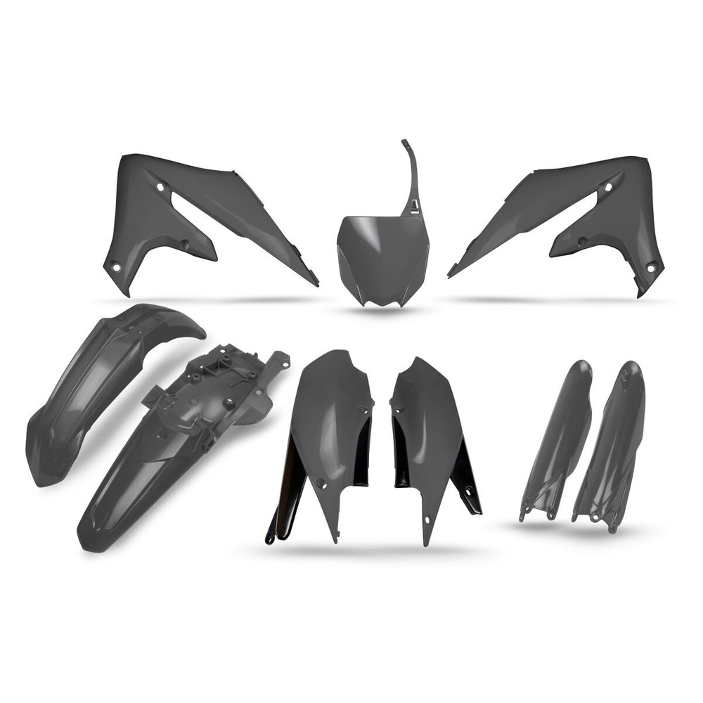 UFO Komplettes Karosserie-Kit Plastikteile Yamaha YZF18- grau