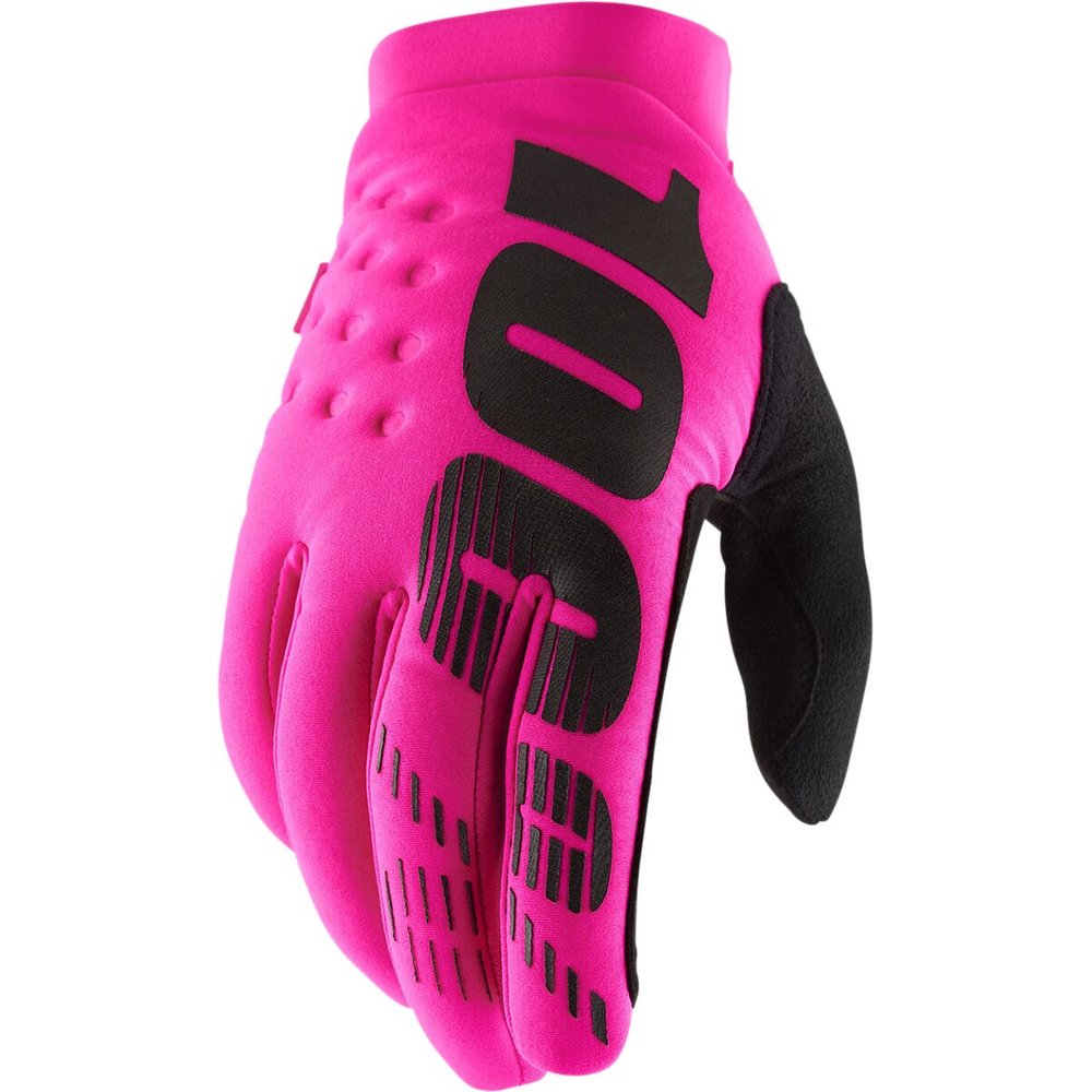 100% Brisker Winter Handschuhe schwarz pink