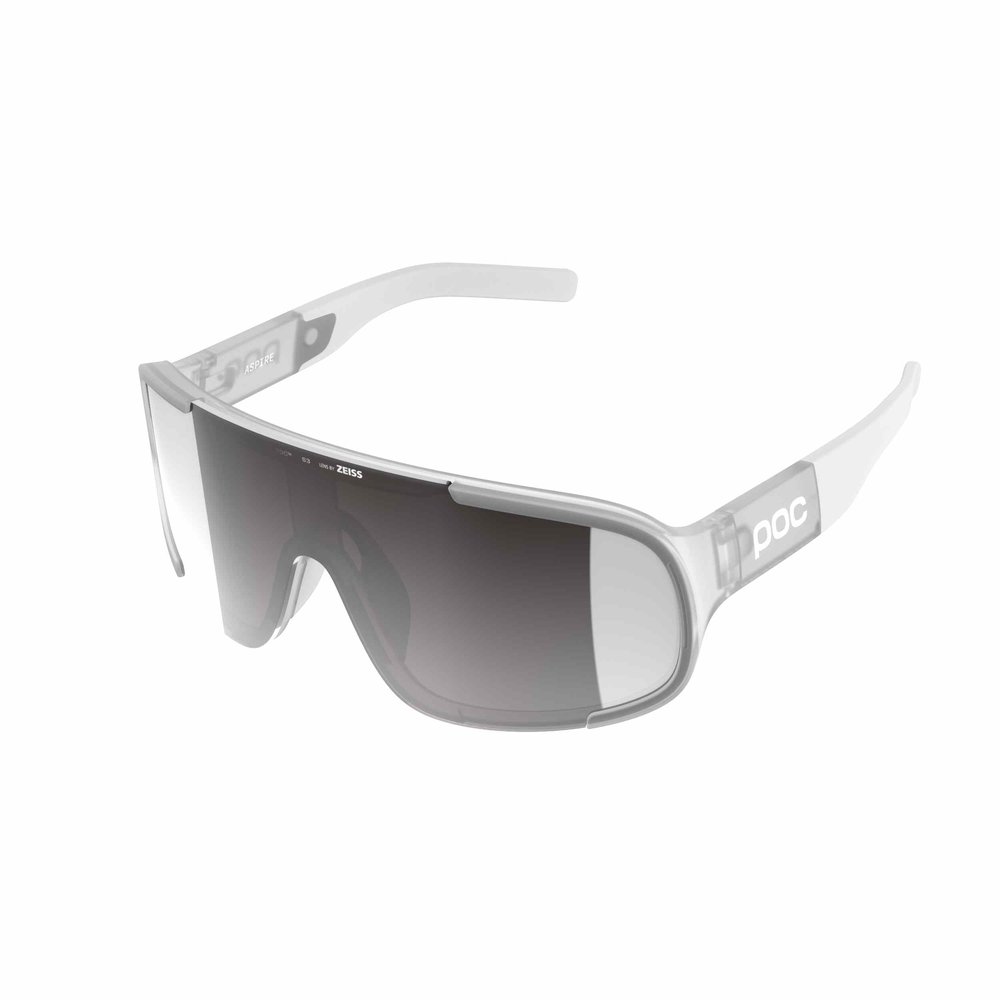POC Aspire Gravel Brille Translucent/Clarity Road/Sunny Silver
