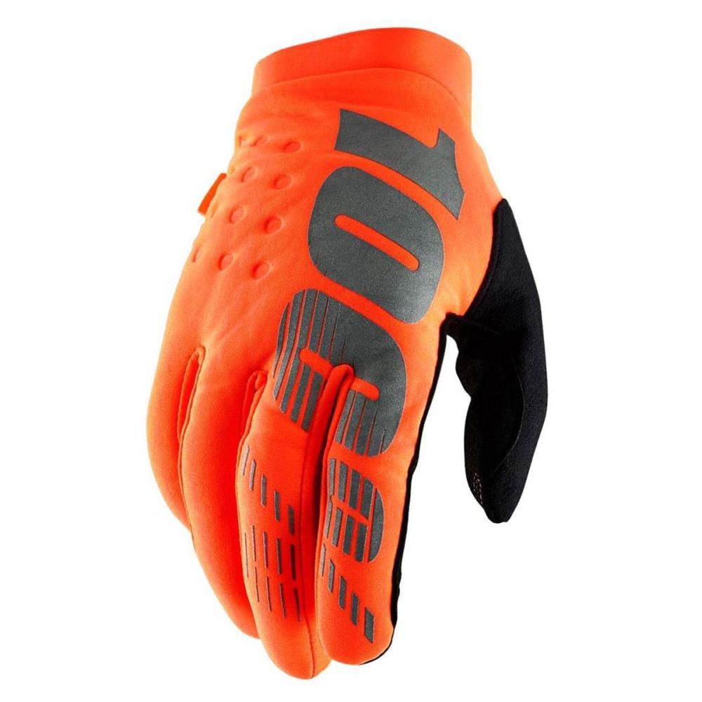 100% Brisker MX MTB Handschuhe orange schwarz