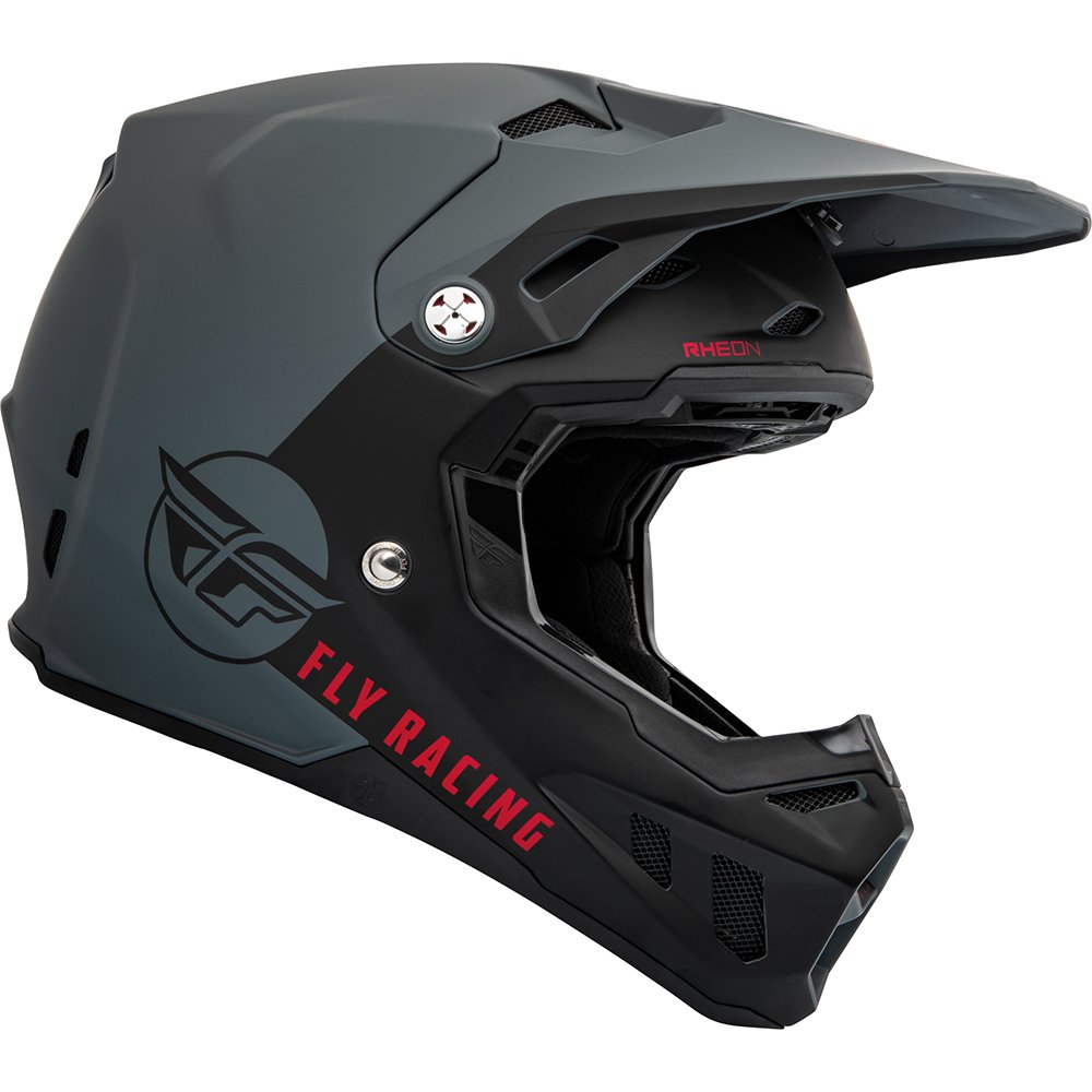 FLY Formula CC Centrum Motocross Helm matt grau schwarz