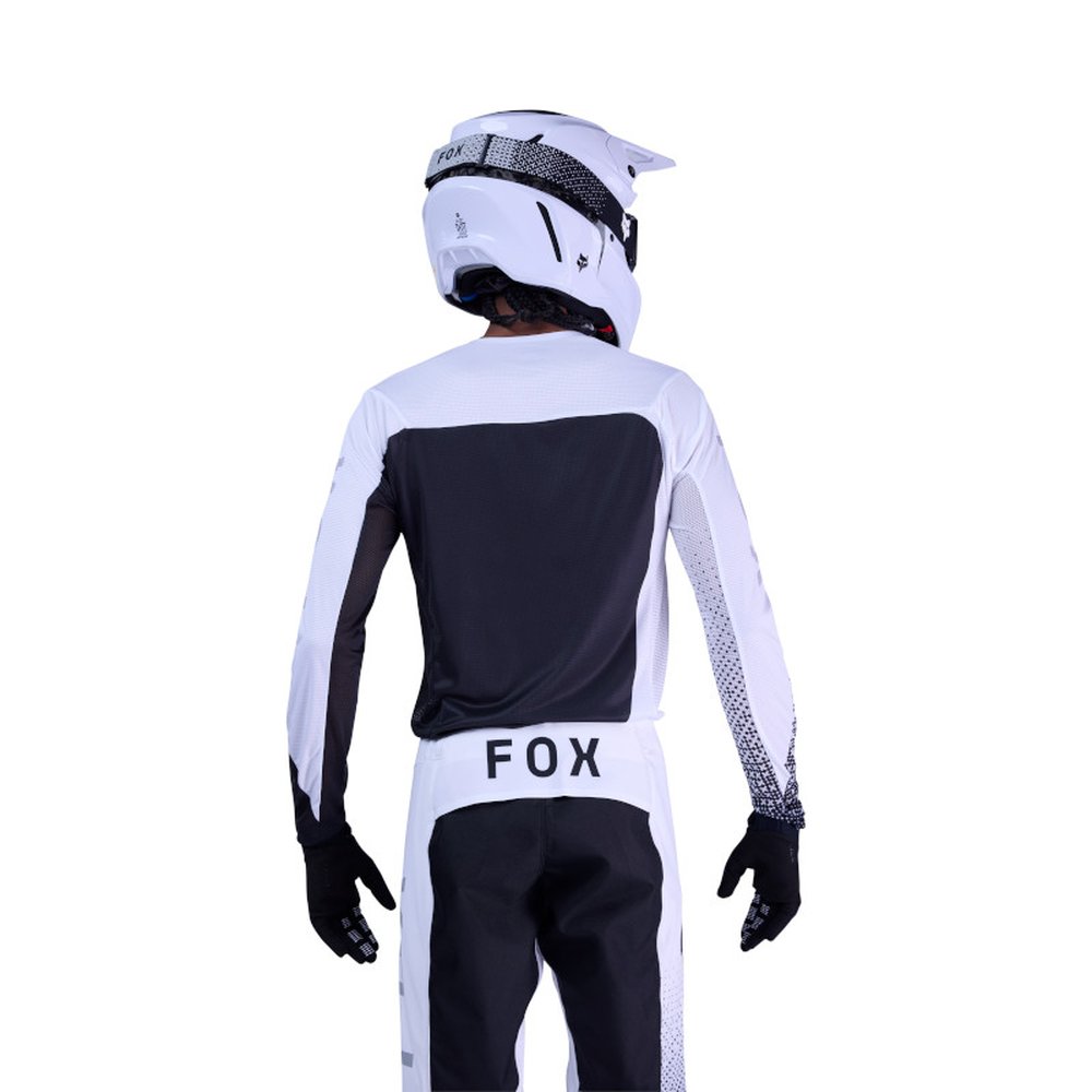 FOX FLEXAIR FRACTURE JERSEY Weiss/Schwarz