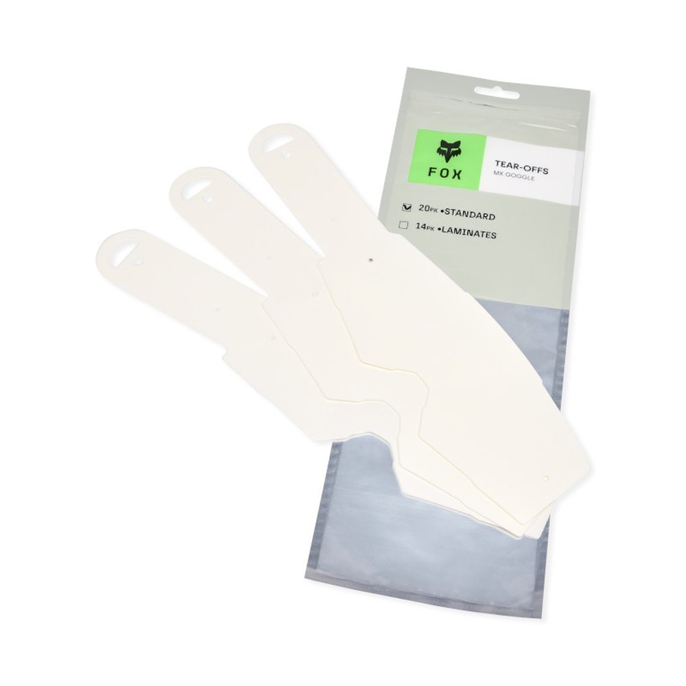 FOX MX24 ARSPC/MAIN Standard TEAR OFF 20er Pack Clear