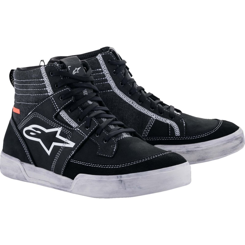 ALPINESTARS Ageless Motorrad Schuhe schwarz weiss grau