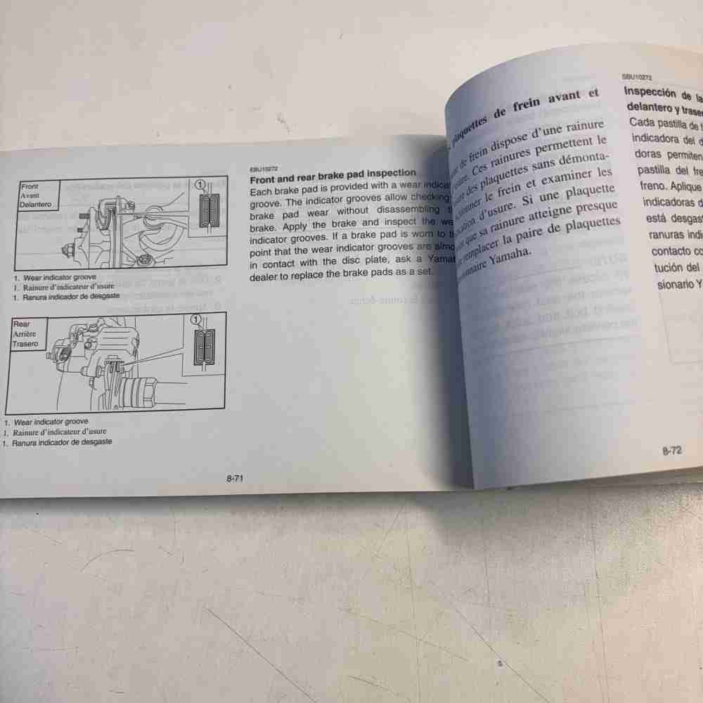 YAMAHA YFM700RV 2006 OEM 1S3-28199-60 Original Motorrad Handbuch gebraucht