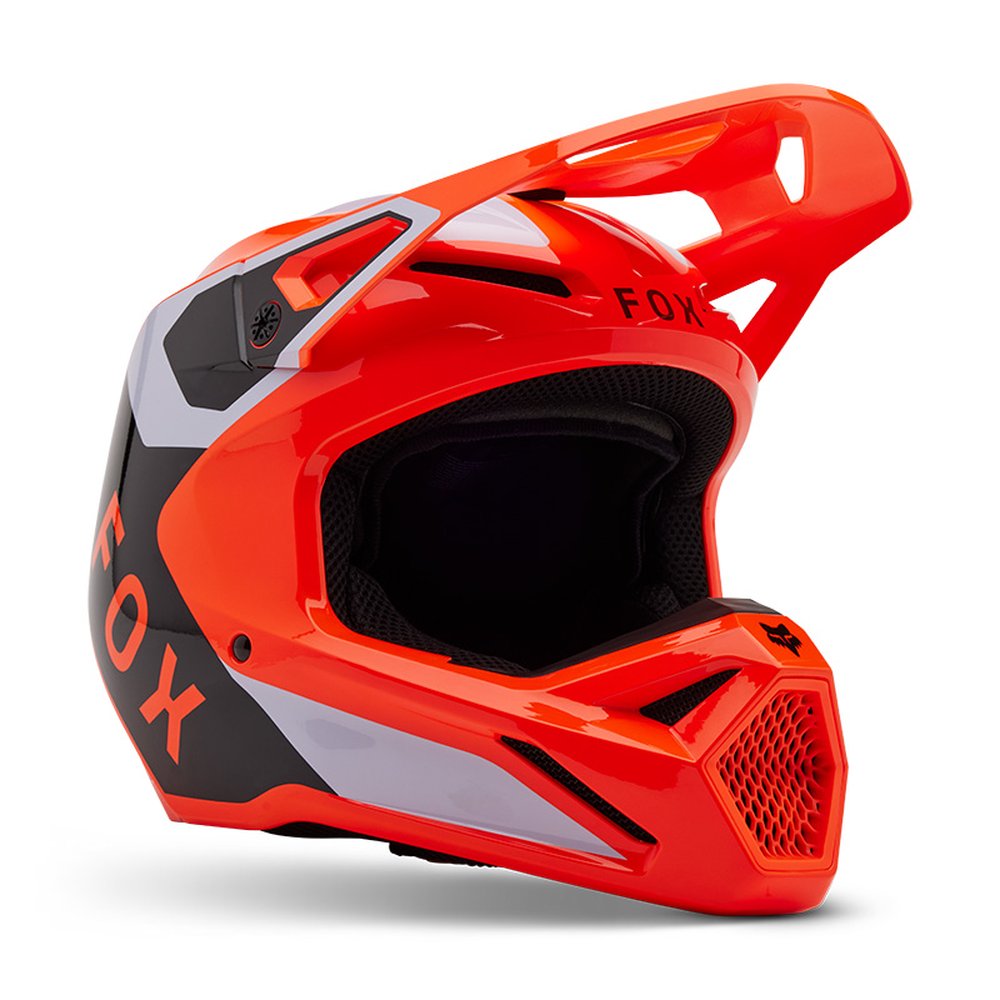 FOX V1 LEAN HELMET Motocross Helm Neon Orange