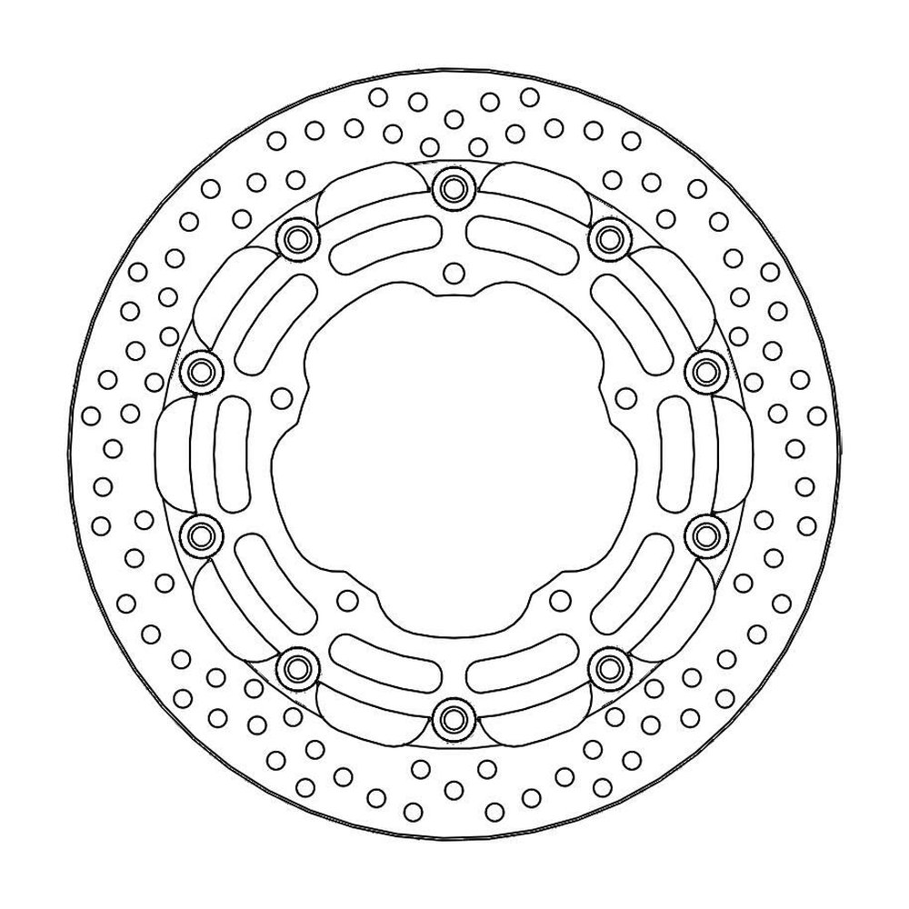 MOTO-MASTER Bremsscheibe Halo FR