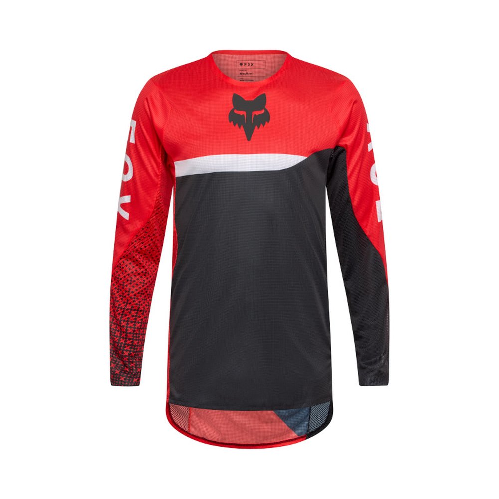 FOX FLEXAIR FRACTURE JERSEY Neon Rot