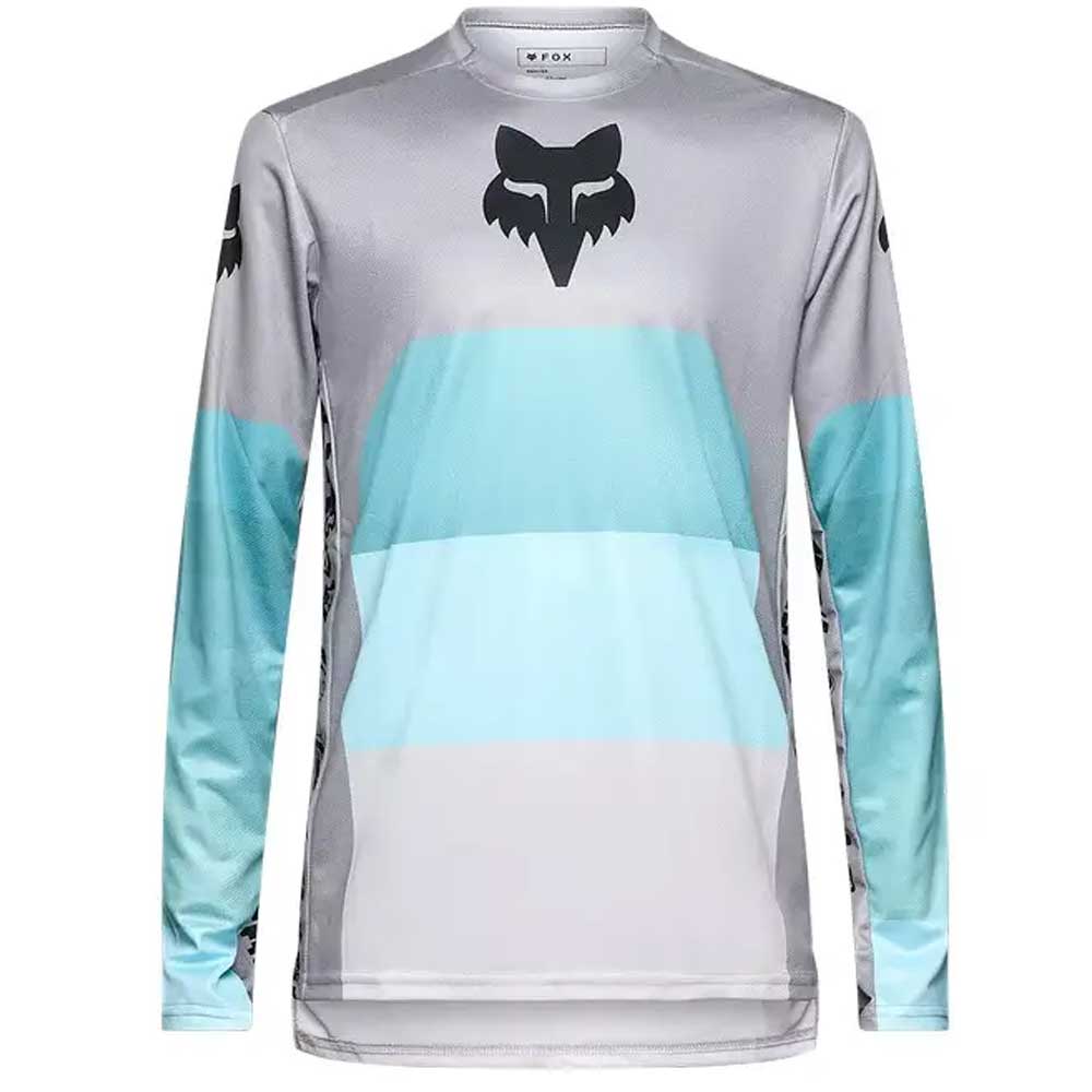 FOX RANGER LS JERSEY GRID langärmlig Steel Grau