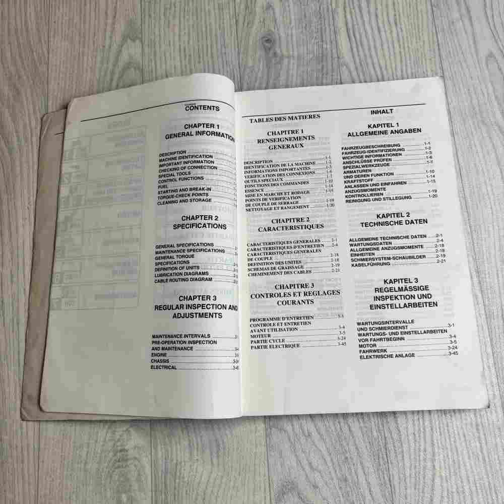 YAMAHA YZ 450 F 2002 (P) 5SF-28199-80 Motorrad-Handbuch gebraucht