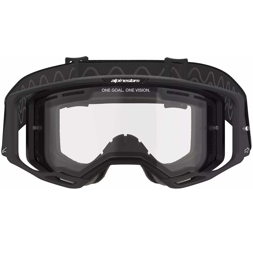 ALPINESTARS Vision 8 Corp Brille schwarz klar Einheitsgröße