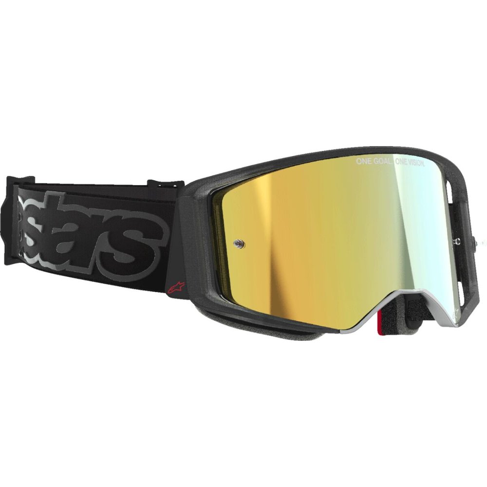 ALPINESTARS Supertech Vista Brille schwarz vrspiegelt-gold