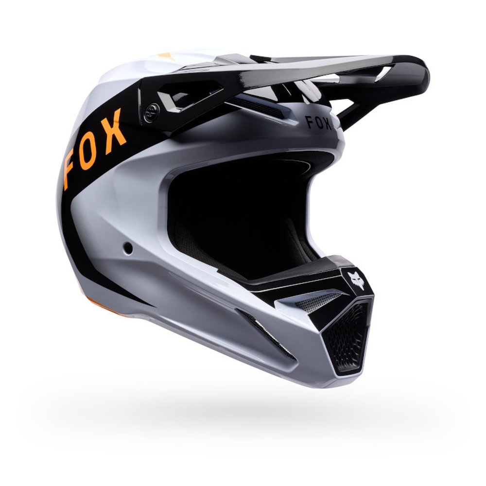 FOX YOUTH V1 NOBLE Motocross Helm schwarz/weiss