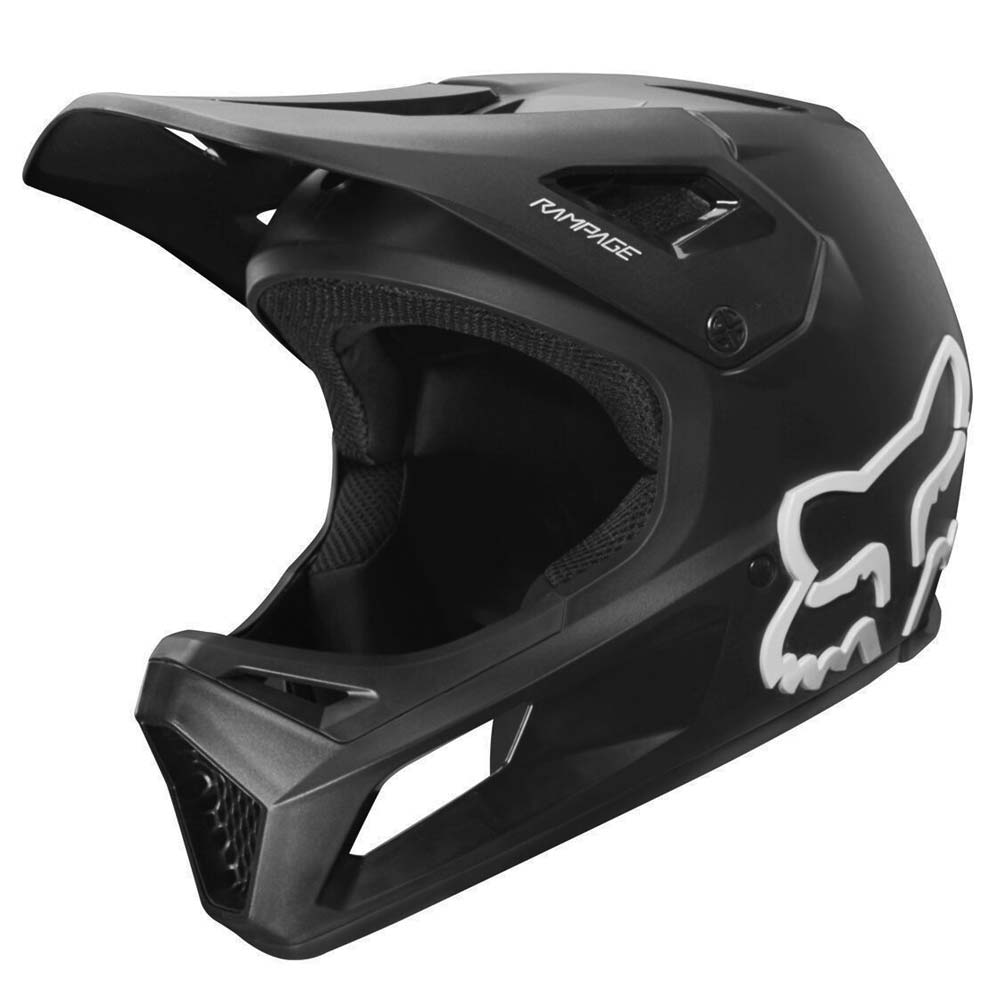 FOX RAMPAGE SOLID YOUTH Kinder Fullface MTB Helm matt schwarz