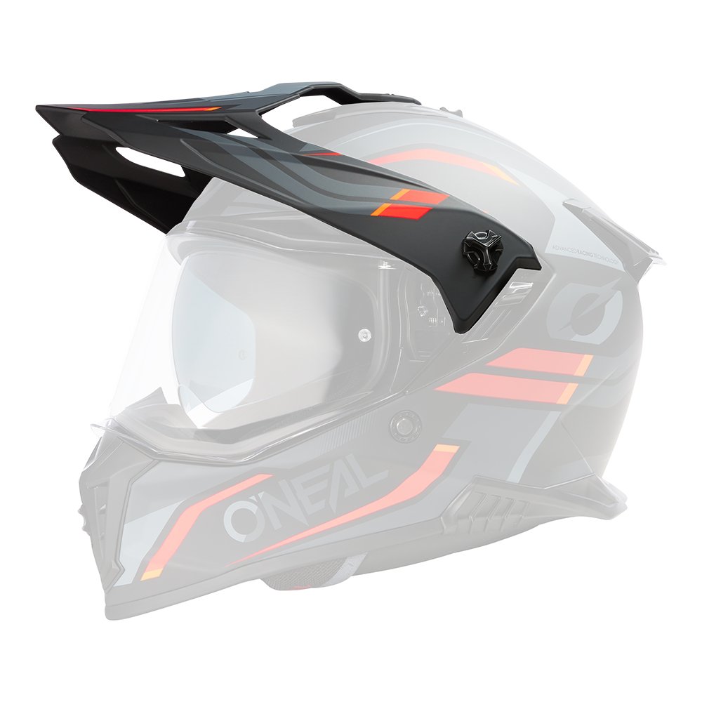 ONEAL A-SRS Motocross Helm Spike schwarz grau rot ONEAL A-SRS Motocross Helm Spike schwarz grau rot