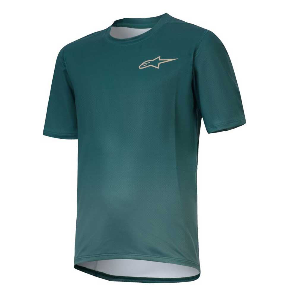 ALPINESTARS A-Dura Rise Youth Kurzärmliges Kinder MTB Jersey pine