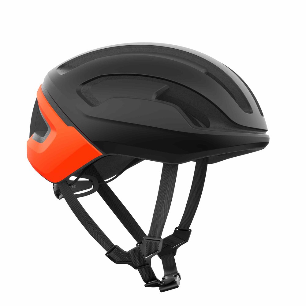 POC Omne Air MIPS Gravel Helm Uranium Black Matt/Fluorescent Orange Matt