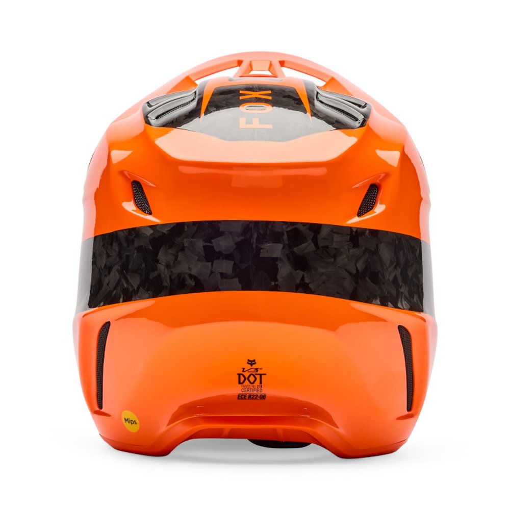FOX V3 RS FRACTURE Motocross Helm Neon Orange