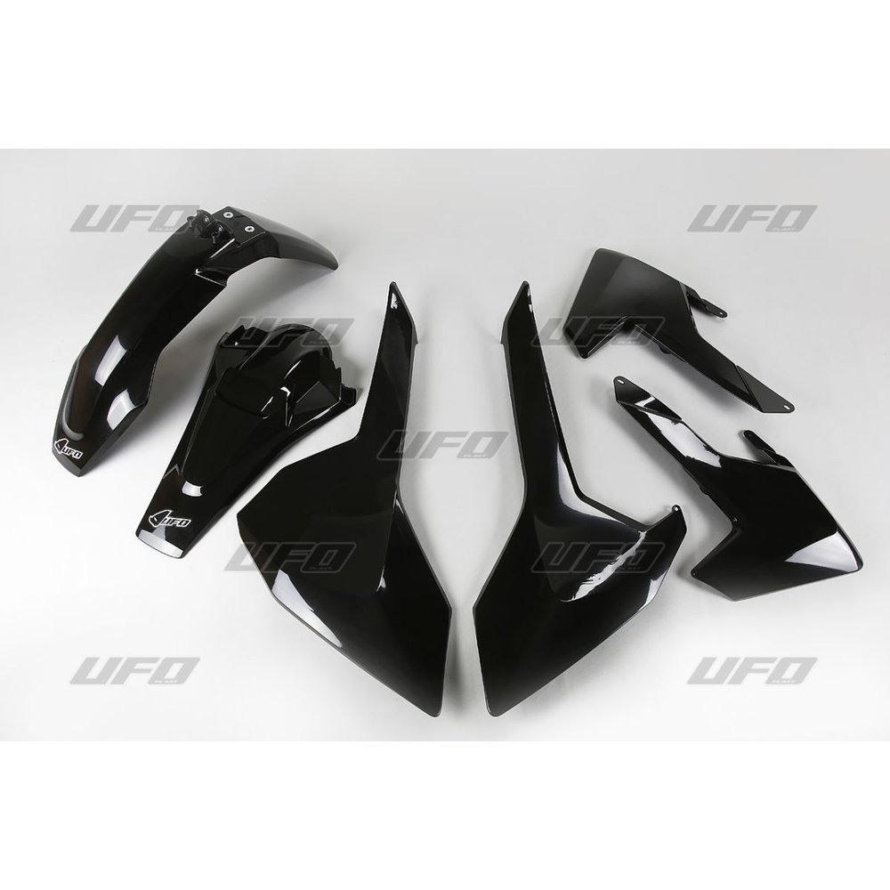 UFO Komplettes Karosserie-Kit Plastikteile Husqvarna TE/FE/TX 17-19 schwarz
