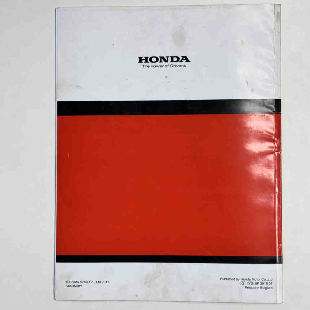 HONDA CRF 250 R 2015 64KRN60Y Motorrad-Handbuch gebraucht