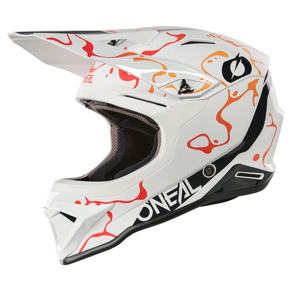 ONEAL 1SRS Motocross Helm Splash weiss/orange