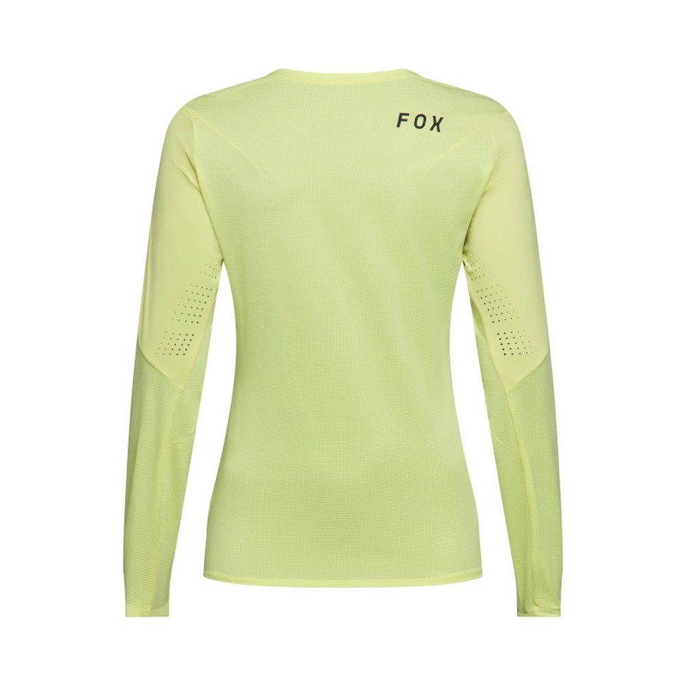 FOX W FLEXAIR LS JERSEY für Frauen Limestone Gelb Schwarz
