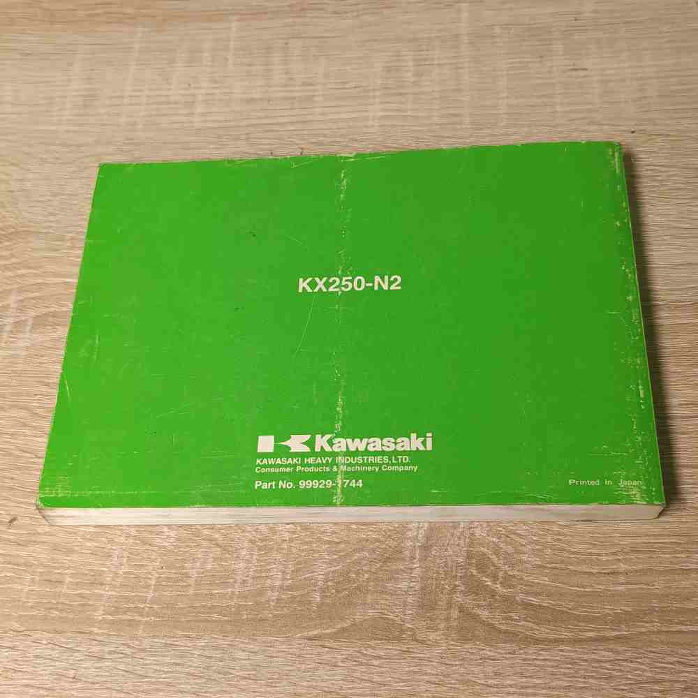 KAWASAKI KX250F 2005 (N2) 99929-1744 Motorrad-Handbuch gebraucht