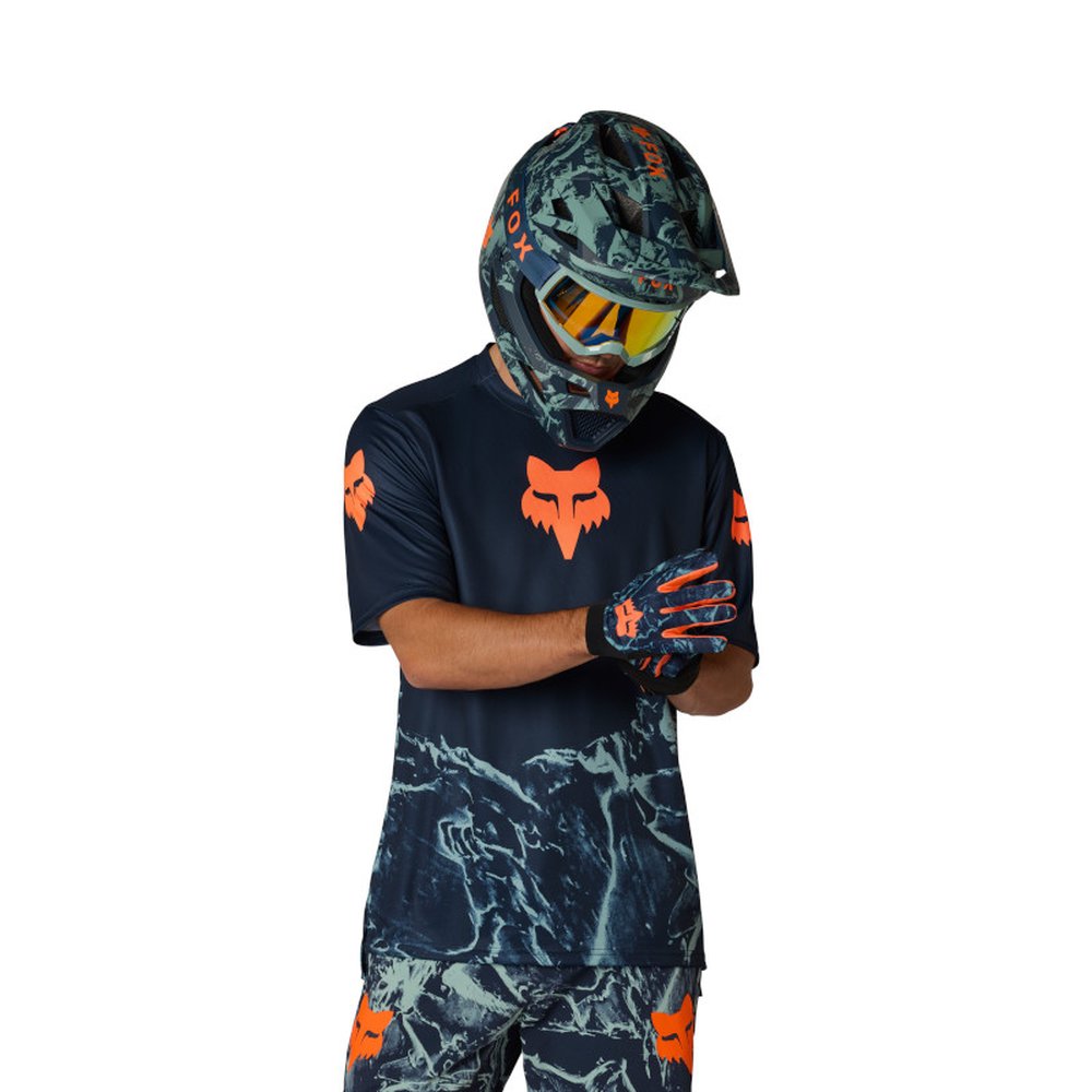 FOX RANGER SS JERSEY IMG PRINT kurzärmlig Dark Blau