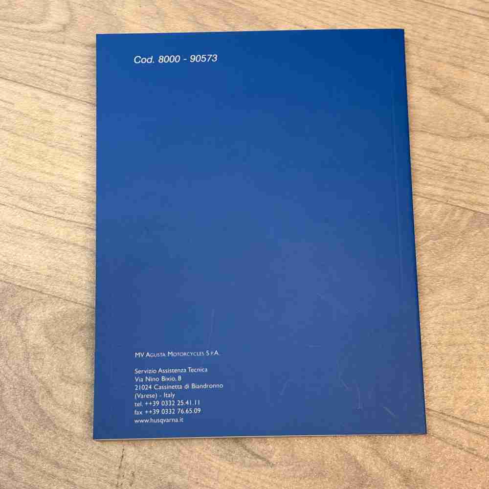 HUSQVARNA CR WR TC TE SMR Kauf-Anmeldung Buch Original OEM 800090573