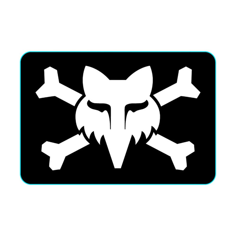 FOX VICTORY LOGO 3" Schwarz