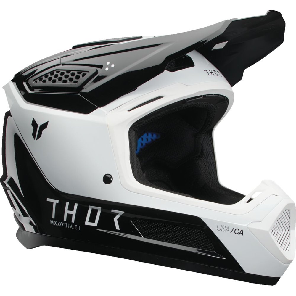 THOR Fleet Motocross Helm Storm schwarz weiss