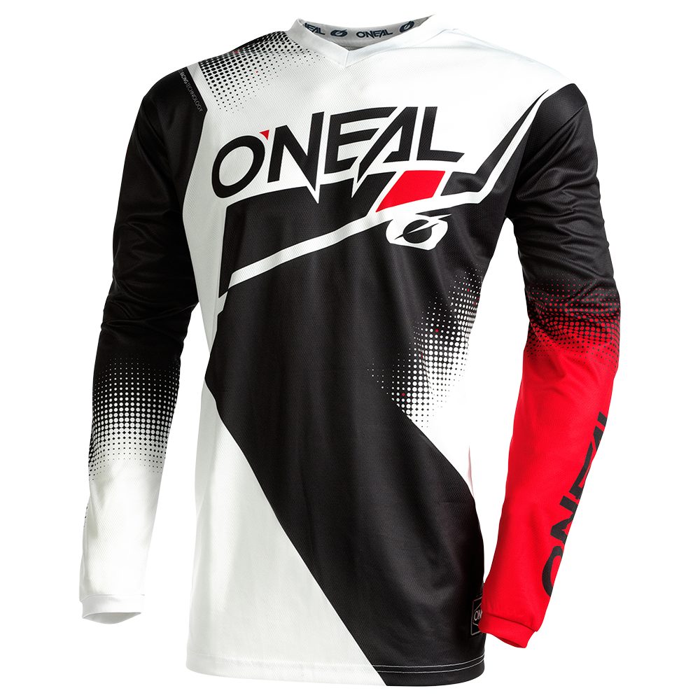 ONEAL Element Racewear V.22 MX Jersey schwarz weiss rot
