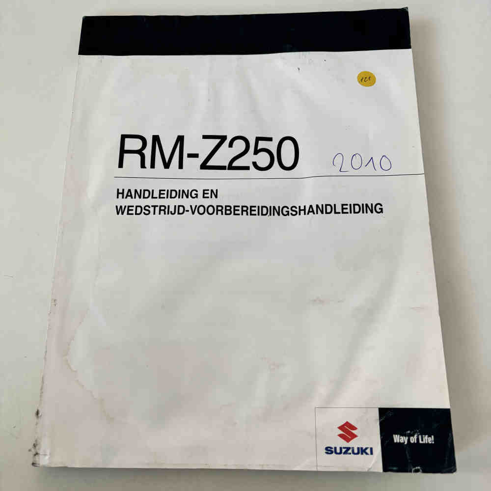 SUZUKI RM-Z 250 2010 99011-49H50-01H Motorrad-Handbuch gebraucht