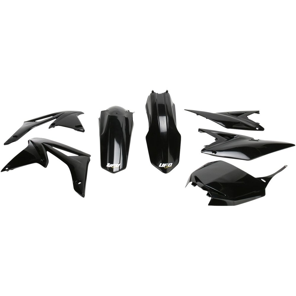 UFO Komplettes Karosserie-Kit Plastikteile Suzuki RMZ250 10-18 schwarz
