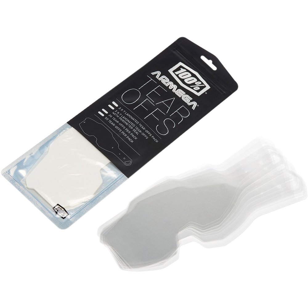 100% Armega Tear-Offs Abreissvisiere laminiert abgedichteter Rand 2x 7er Packs