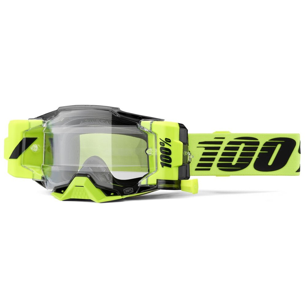100% Armega Brille Forecast neon gelb klar