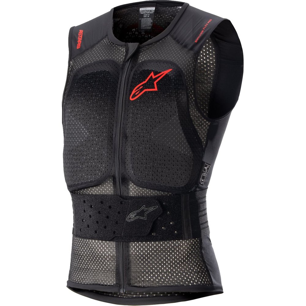 ALPINESTARS Nucleon Flex Pro Protektorenweste schwarz rot ALPINESTARS Nucleon Flex Pro Protektorenweste schwarz rot