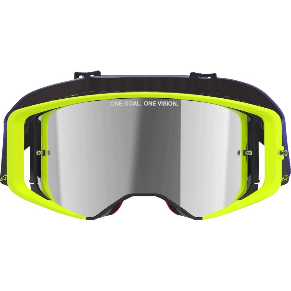 ALPINESTARS Supertech Corp Brille lila/gelb verspiegelt-silber