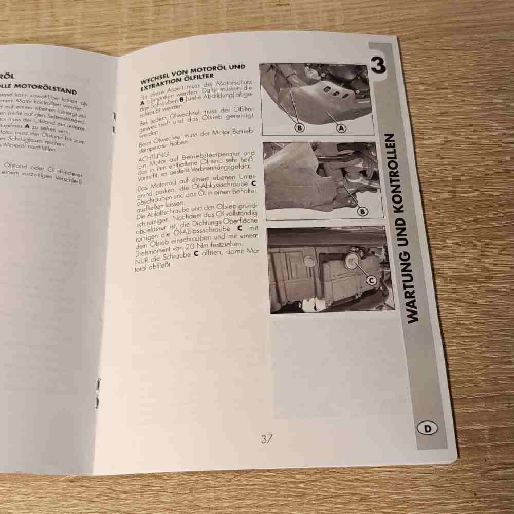 BETA RR 390-430-480 031440110000 Motorrad-Handbuch gebraucht