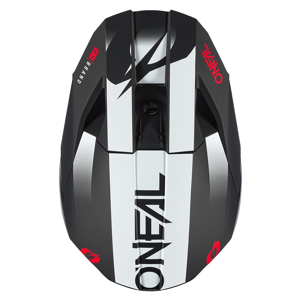 ONEAL 3SRS Hexx Motocross Helm schwarz weiss rot
