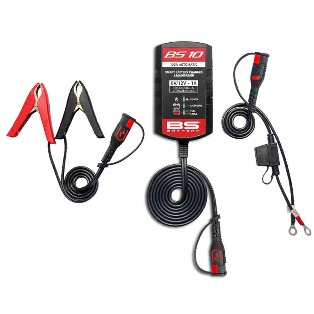 BS BATTERY BS 10 Smart Battery Charger & Maintainer Batterie-Ladegerät 6V/12V-1A BS BATTERY BS 10 Smart Battery Charger & Maintainer Batterie-Ladegerät 6V/12V-1A