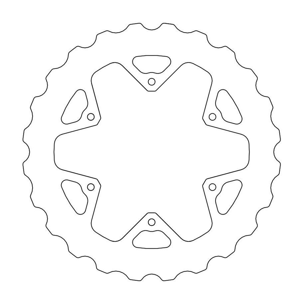 MOTO-MASTER Bremsscheibe Nitro Mud hinten