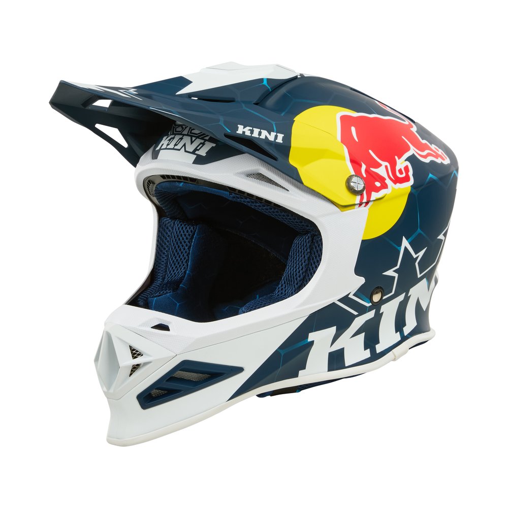 KINI RED BULL MXC1 Motocross Helm 1.0 blau/weiss