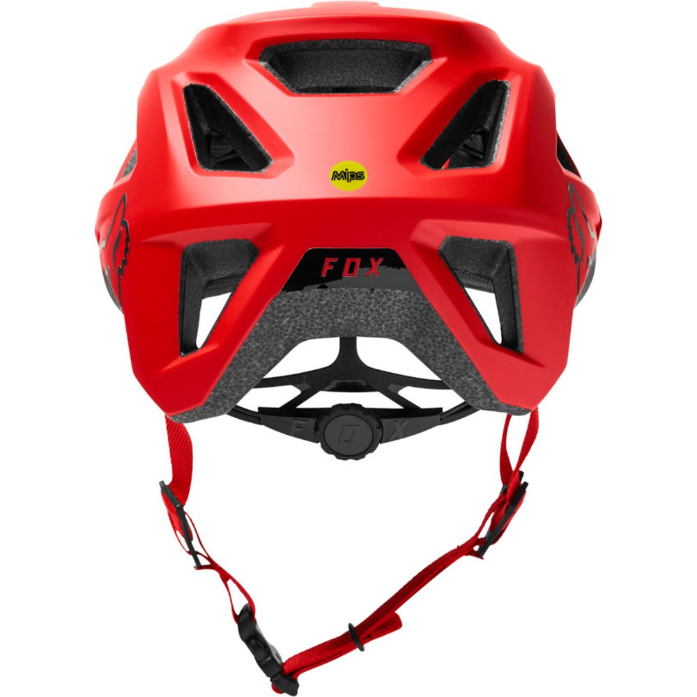 FOX MAINFRAME HELMET TRVRS MTB Helm Neon Rot