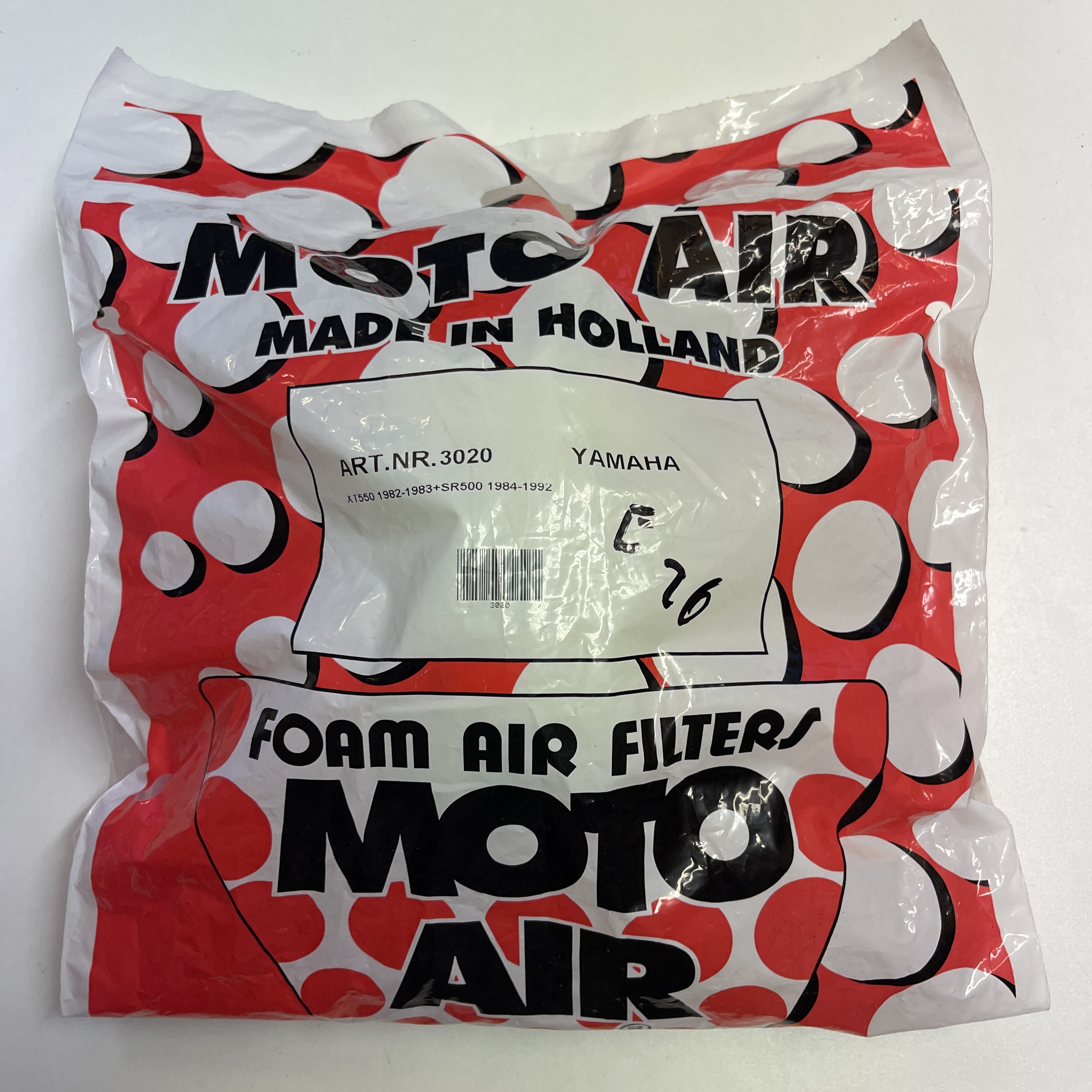 MOTO AIR 3020 Luftfilter passend für Yamaha XT550 SR500