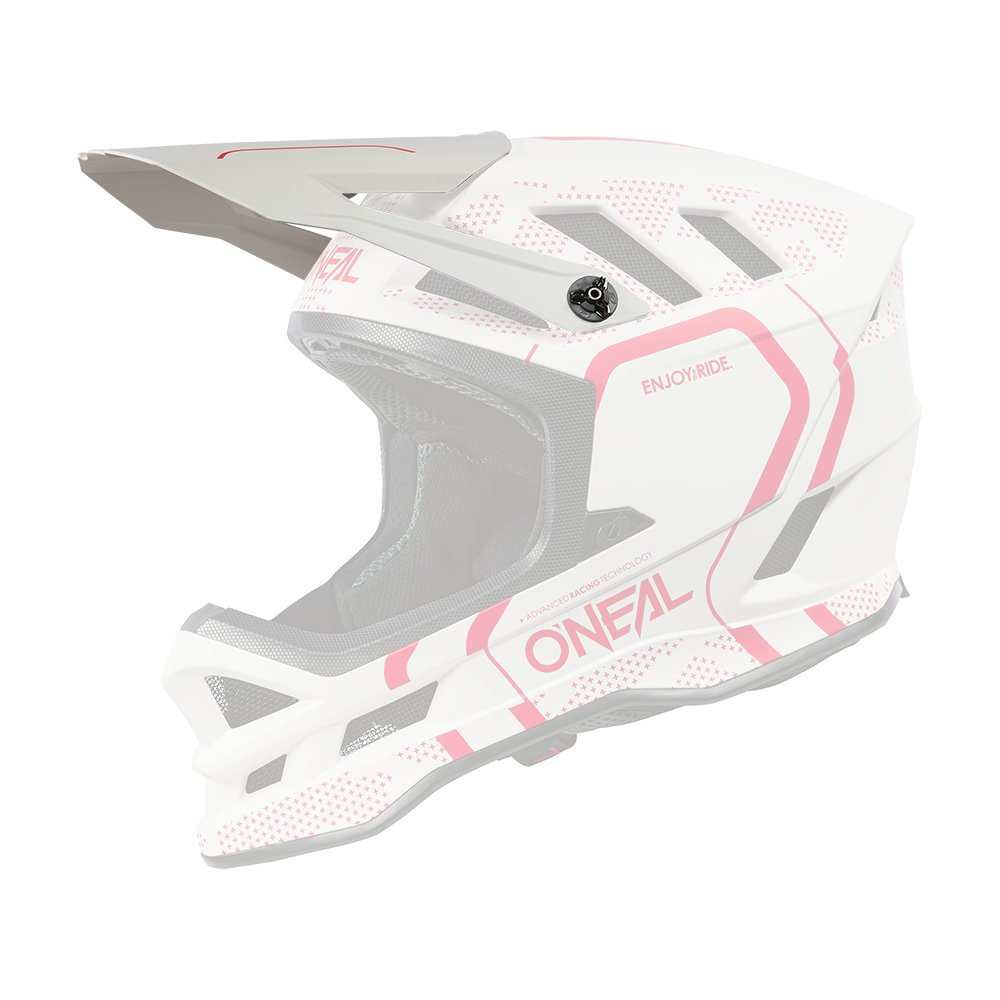 ONEAL Visor Blade Polyacrylite MTB Helm Strike weiss