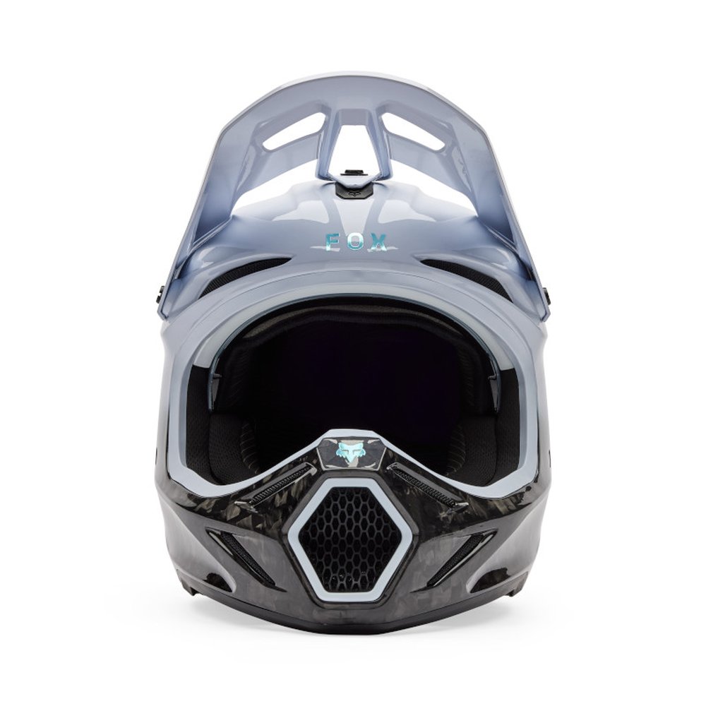 FOX V3 RS GHOST Motocross Helm Weiss