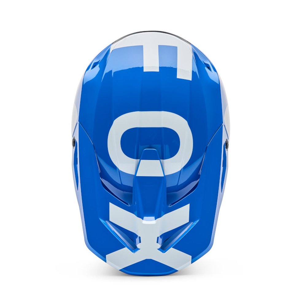 FOX YOUTH V1 SHIELD HELMET Motocross Helm für Kinder Blau