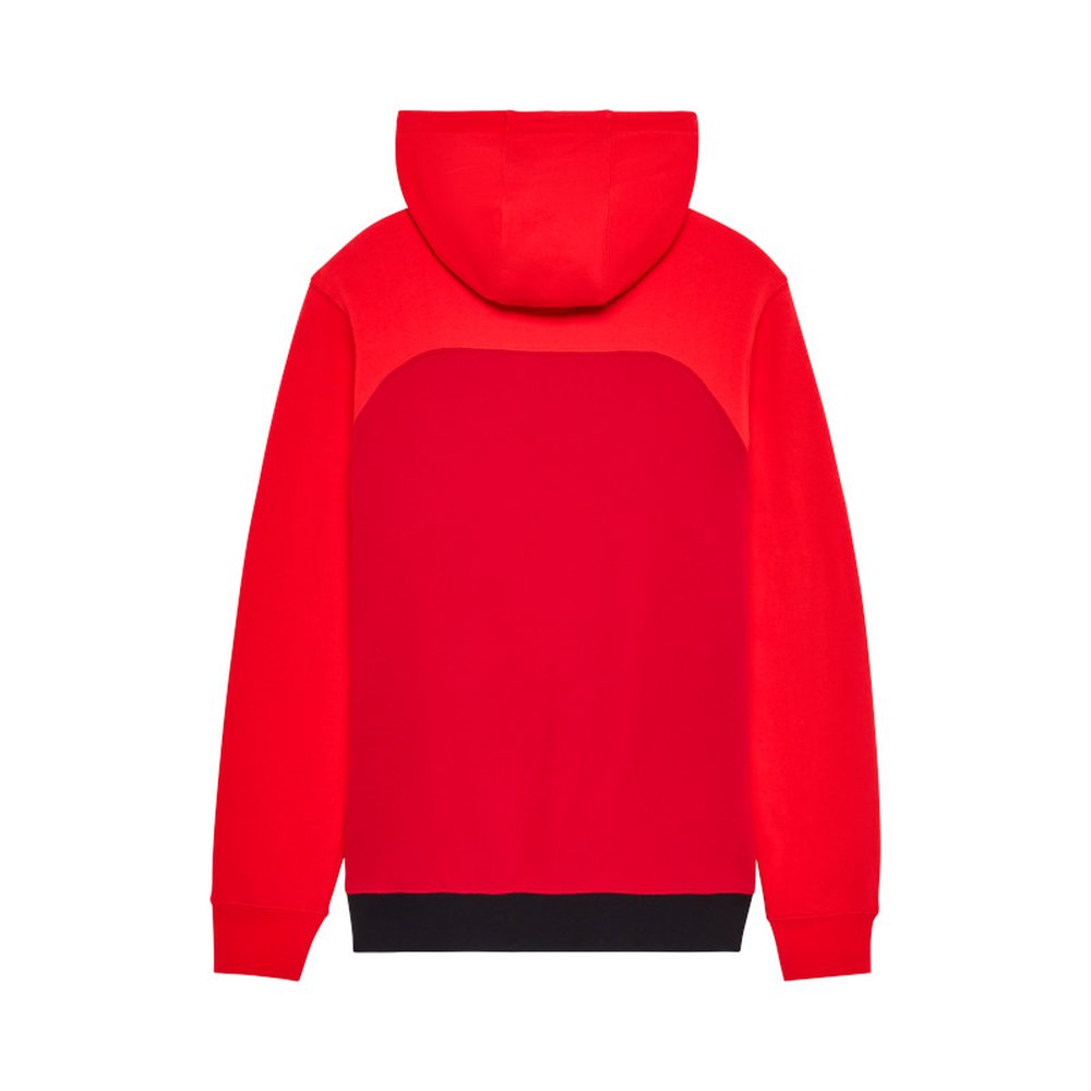 FOX FRACTURE PANELED FLC PO Hoodie Kapuzen Pullover Red