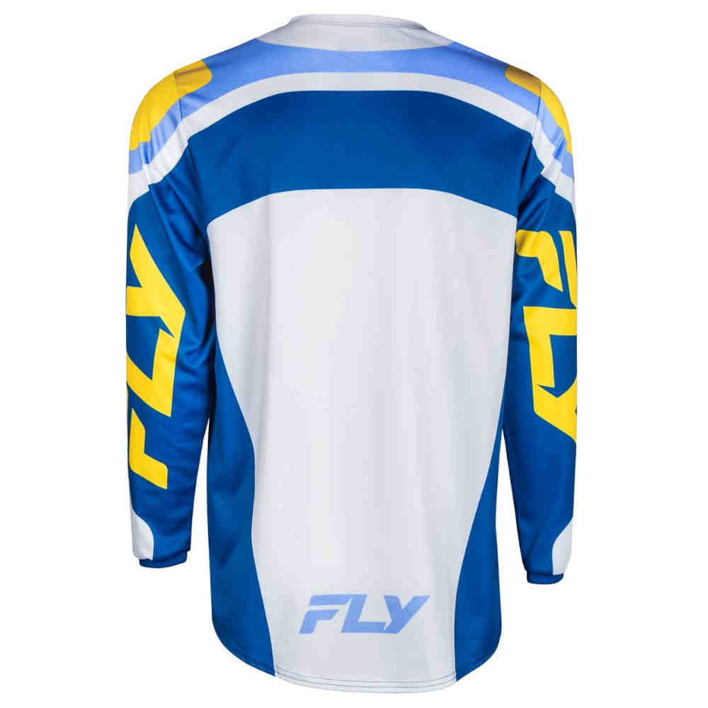 FLY F-16 Jersey weiss/dunkel blau/gelb